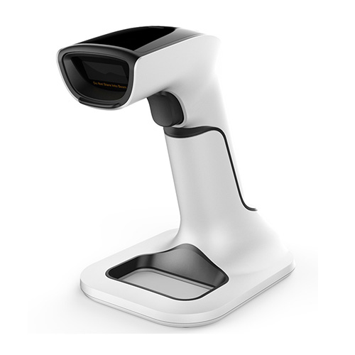 2D Bluetooth Inventory Desktop Barcode Scanner With Charging Cradle