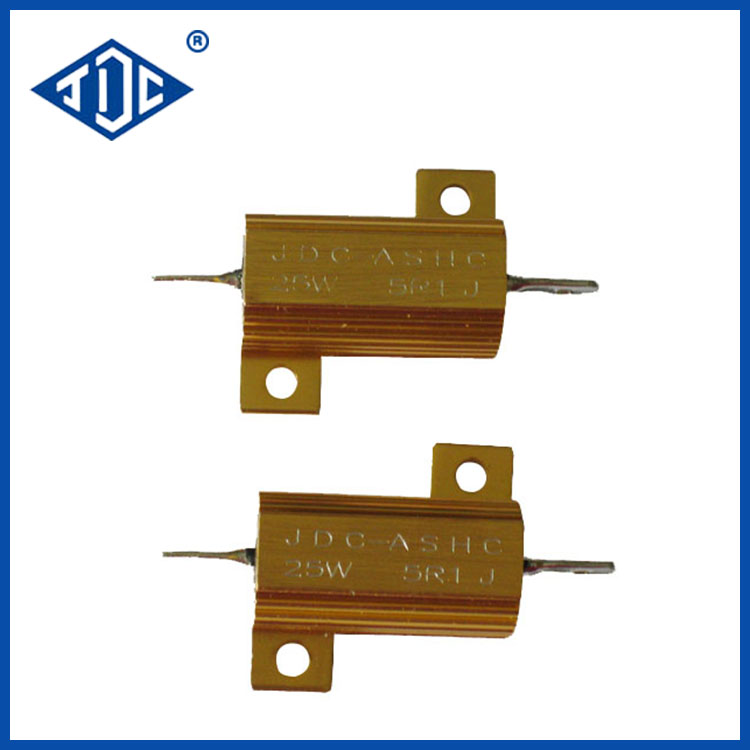 Emas Aluminium Bertempat Wirewound Resistor
