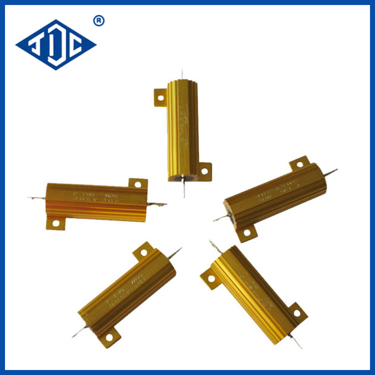 Gold Aluminum Housed Wirewound Resistor