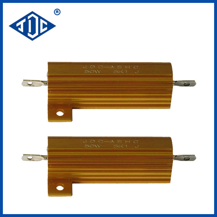 Gold Aluminum Housed Wirewound Resistor
