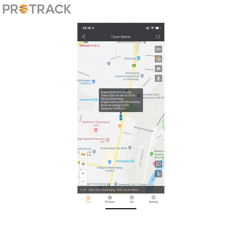 IOS en Android APP Tracking Software