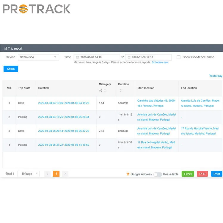 GPS Tracking Software สำหรับรถยนต์และมอเตอร์ไซค์