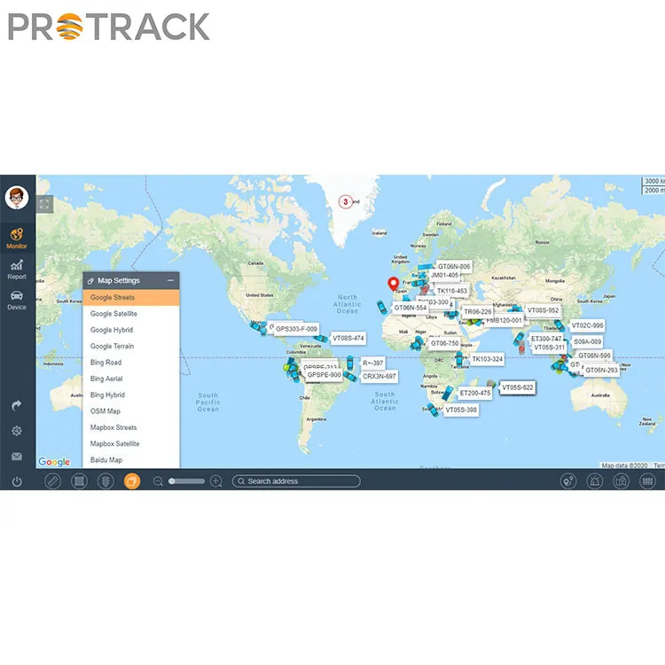 Positionnement de la trajectoire de transport, gestion intelligente de la flotte