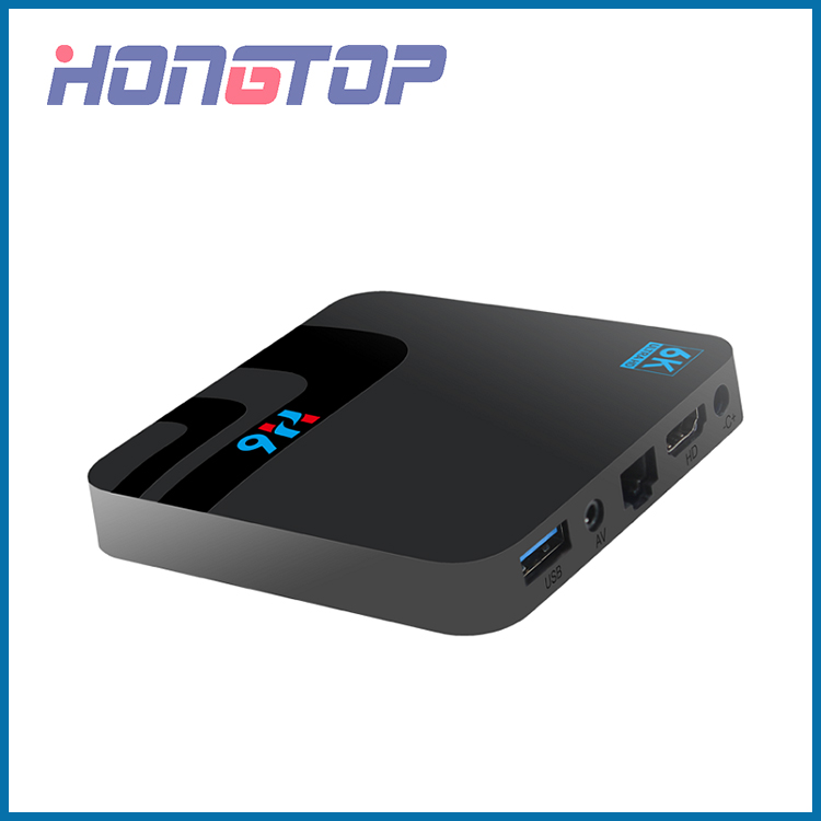 Caja de televisión H6 Set-Top Set-Top Box 6K WiFi Streaming Media Player HACIENCIA ASISTANTE DE VOZ 