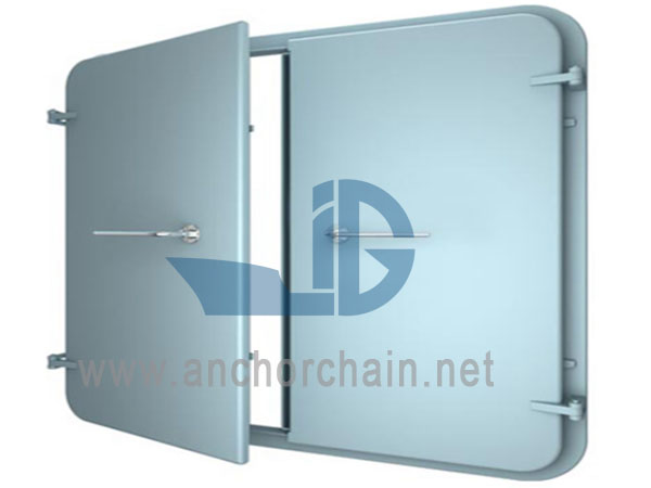A60 Weathertight Double-Leaf Steel Door