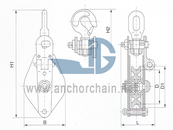 Cable Wire And Opening Pulley