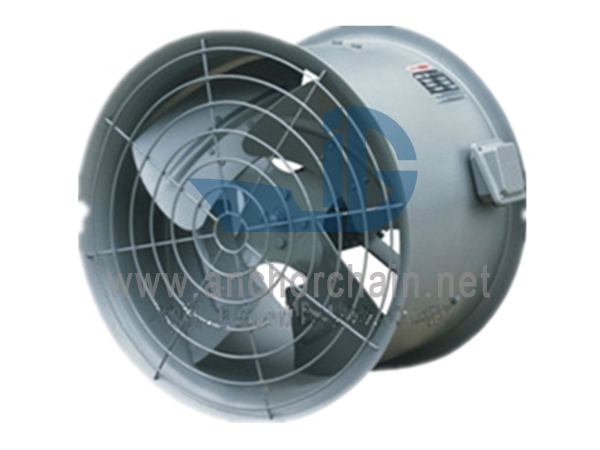 DZ Nízka hlučnosť Axiálny ventilátor s ochranou proti výbuchu
