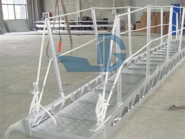 Platt typ av aluminiumlegering landgång