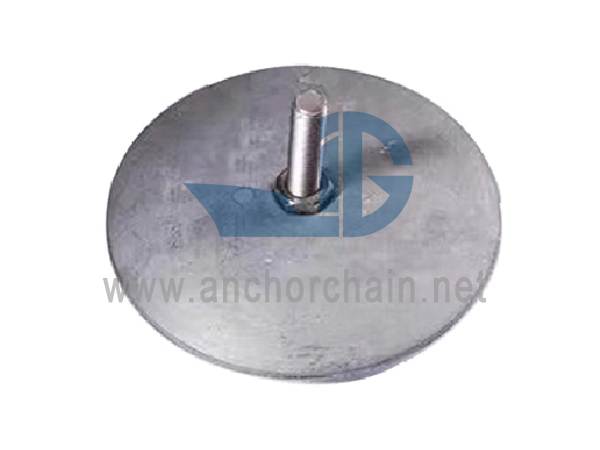 Sacrificial magnesium condenser anode for water tank