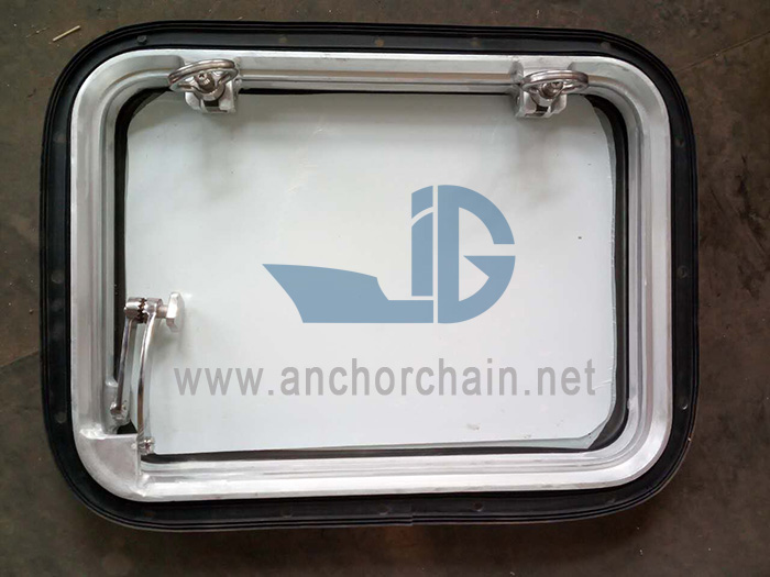 Feststehendes rechteckiges Fenster aus Aluminium für Schiffe