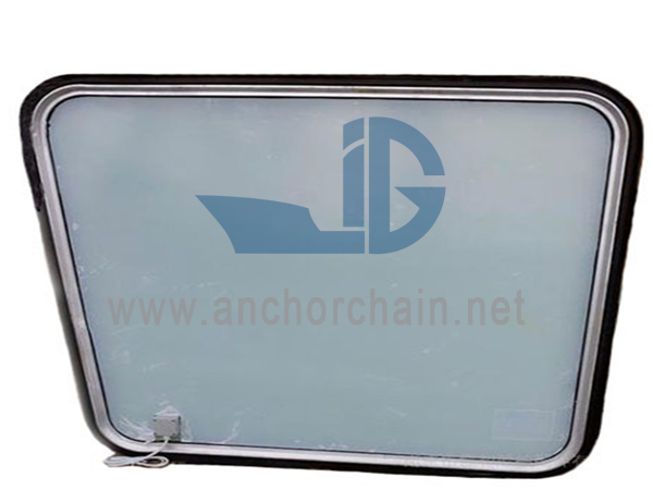 Steel Fixed Rectangular Window for Wheelhouse with Electrically Heating Glass
