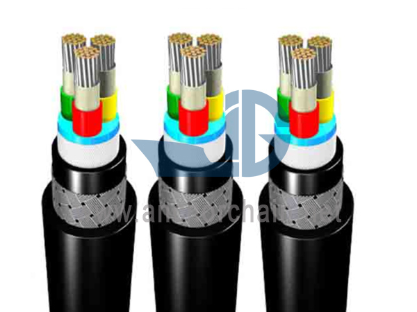 XLPE insulatas Ignis resistens Shipboard Power cable