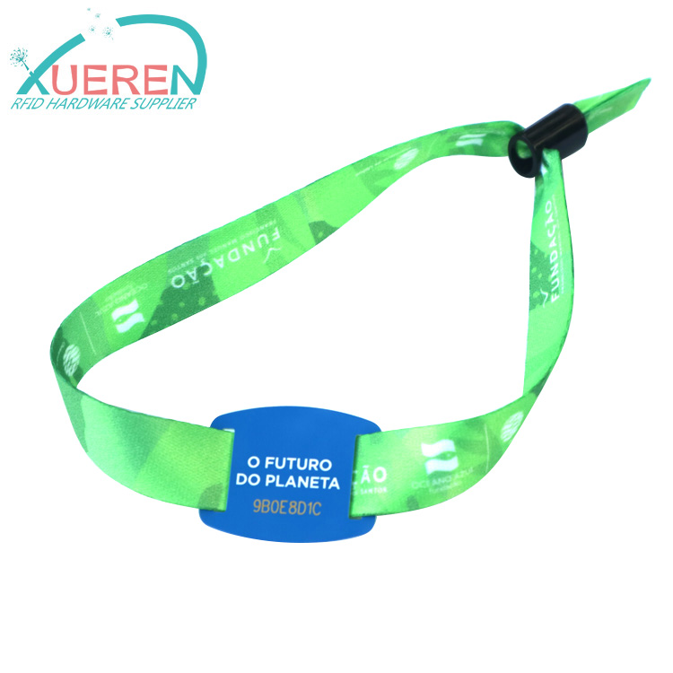 13.56Mhz RFID Fabric Wristbands FOR EVENT
