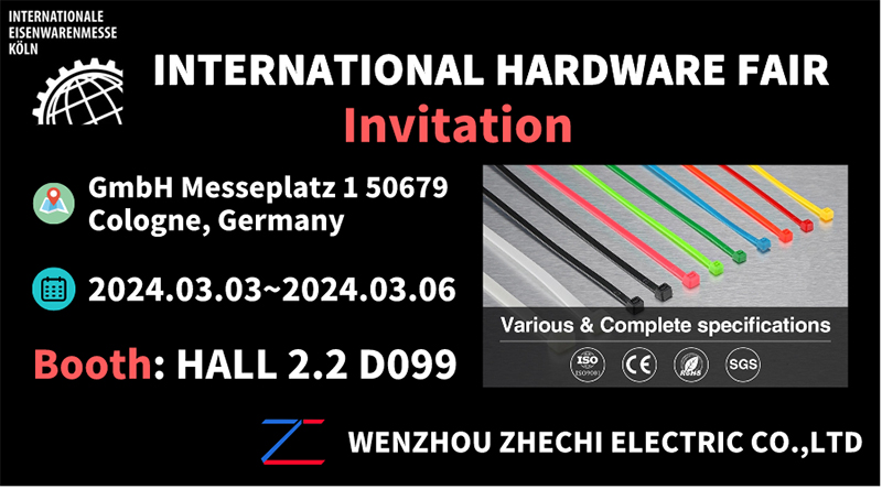 【 Invitation 】 ZHECHI sincerely invites you to participate in the INTERNATIONAL HARDWARE FAIRir