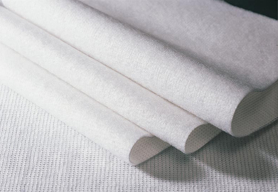 White polyester fabric