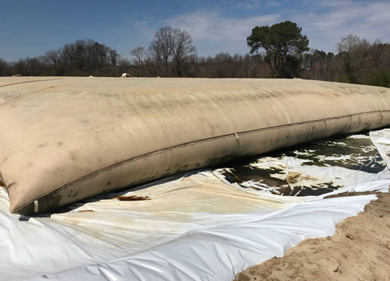 Dewatering geotextile geo tubes for environmental dredging and remediation Geotube