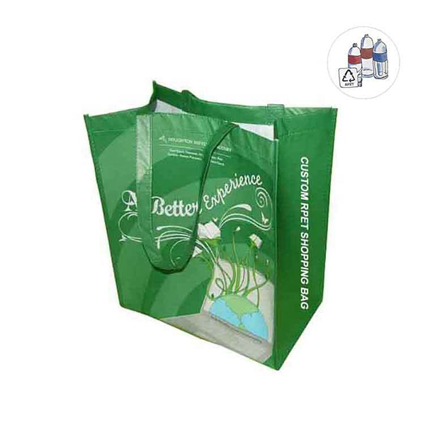 RPET-Einkaufsverpackungsbeutel für Lebensmittel