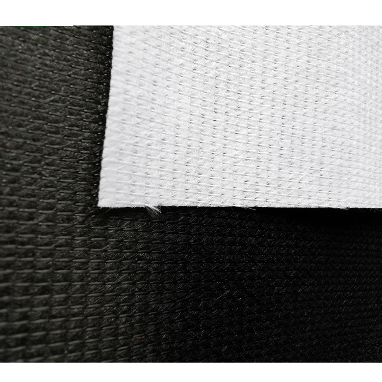 Stitchbond shoe lining fabric black shoe insole back rpet polyester