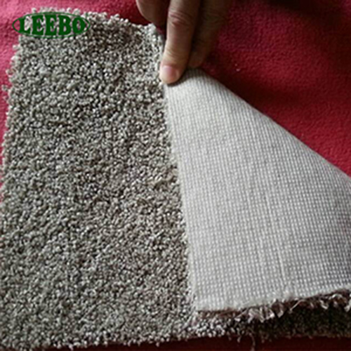 Material de tela no tejida cosido con respaldo de alfombra resistente y duradero