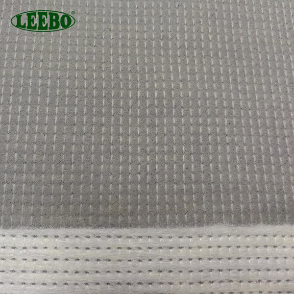 Waterproof printed stitch bond nonwoven lining fabric