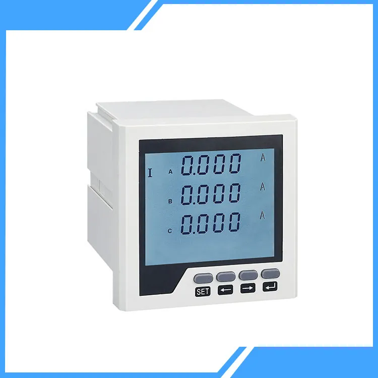 Three Phase Current Voltage Frequency Meter