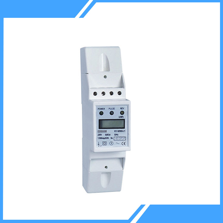 Single Phase 2Wire Din Rail Electric Meter 2P