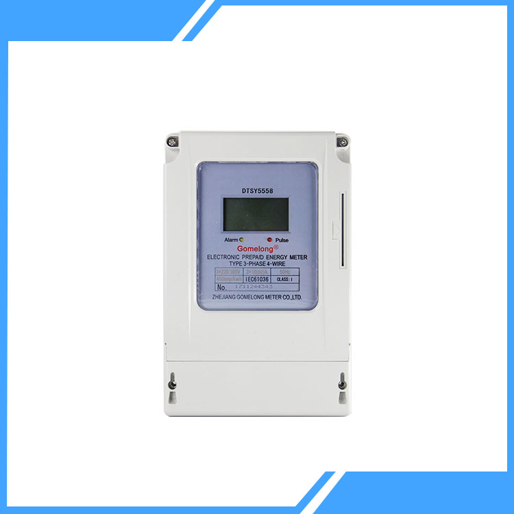 3 Phase Prepaid Consumption Lcd Wattmeter