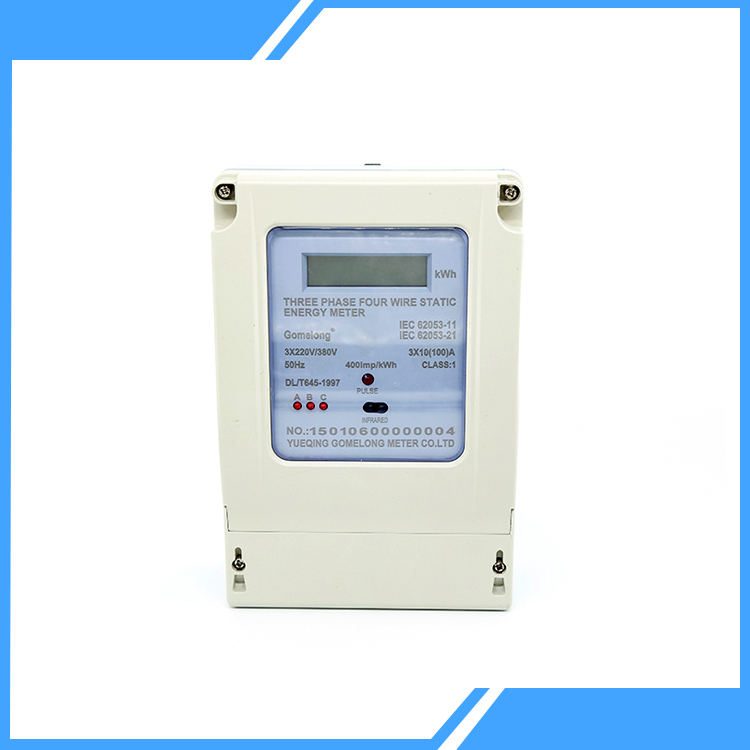 Uses and structural features of three phase electric meters