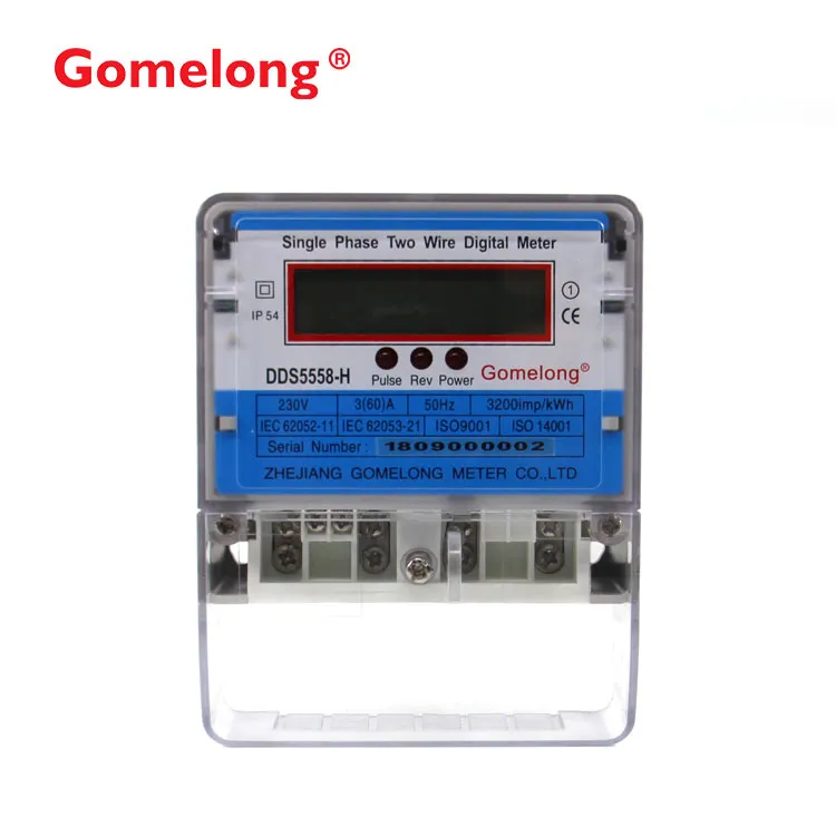 Single Phase Two Wire Energy Meter