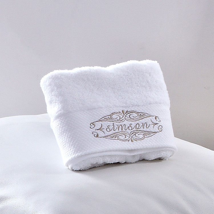 16S Luxury 100% Cotton Hotel Bath Towel White Set