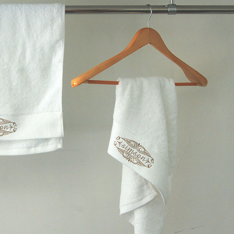 Embroidery Bath Towels 100% Cotton 500gsm