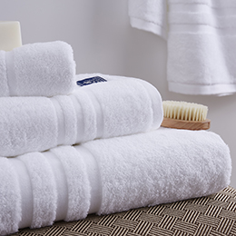 Luxury Hotel 100% Organic White Egyptian Cotton Bath Towel Set