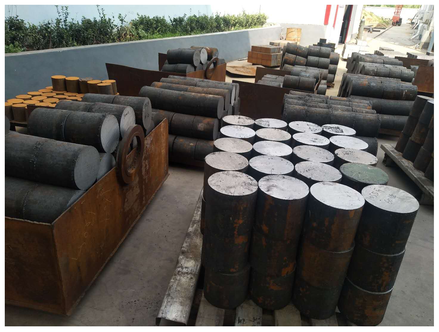 The purchased steel raw materials have arrived.-TUV,DNV,BV,KR,ISO9001