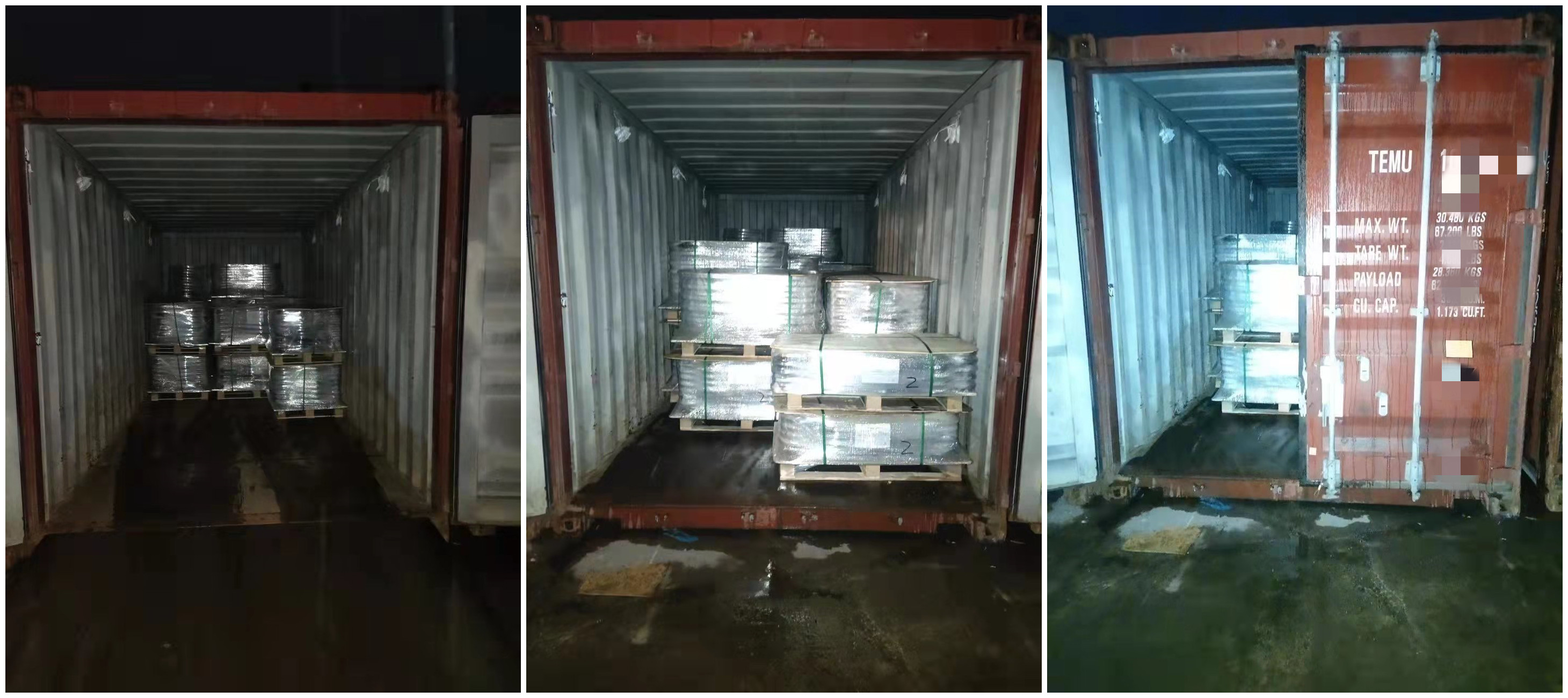 3 контейнера са изпратени до пристанището на Felixstowe, Великобритания днес!