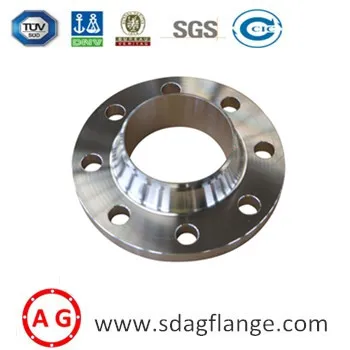 DIN2632 PN10 RF Flange Muineál Weld Cruach Carbóin A105 S235JR