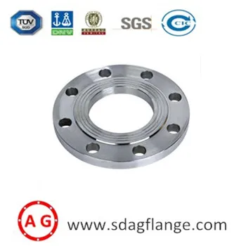 สังกะสี En1092 Forged Type 01A Pn10 Plate Pipe Flanges