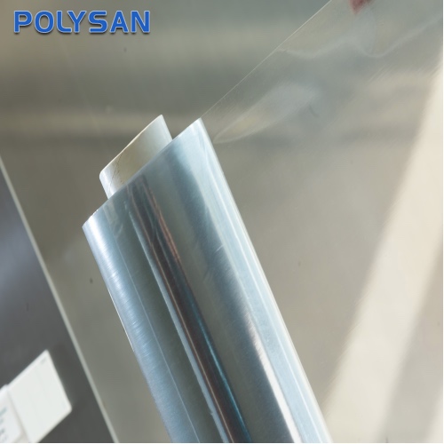 0,05mm tavaline läbipaistev läbipaistev elastne PVC-kile