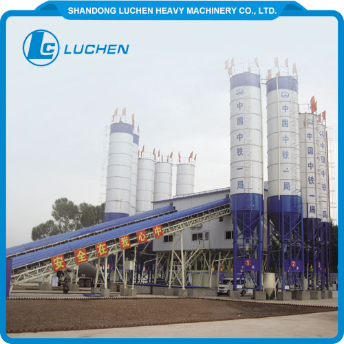 How should the concrete mixing plant be managed?
