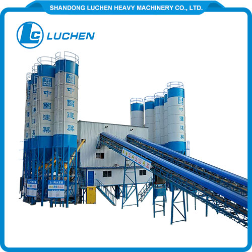What does the HLS series concrete mixing plant include?