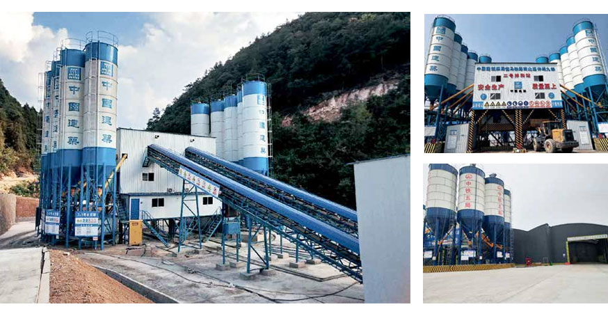 China HLS Series Concrete Mixing Plant