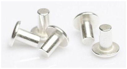 silver rivets used in relay switches