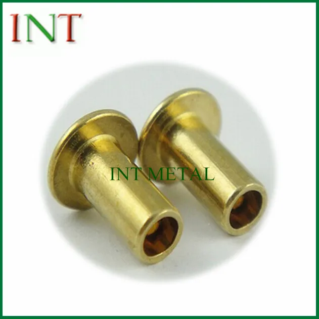 Semi Tubular Brass Rivet