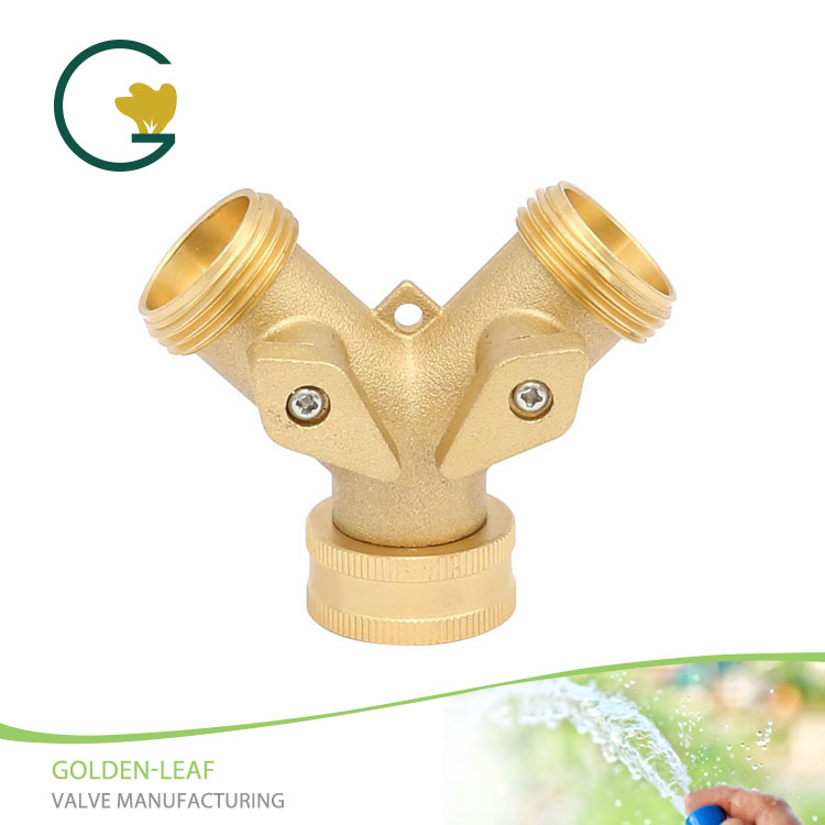 Anti-tarnishing treatment for copper passivation liquid of Brass 2 Way Garden Hose Connector
