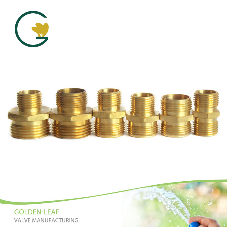 Brass Dual male Pipe Fitting, Hex Nipple