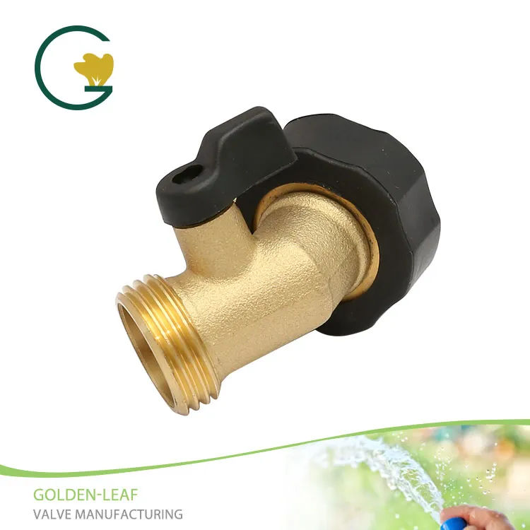 Brass Gooseneck shut-Off Valve Connector