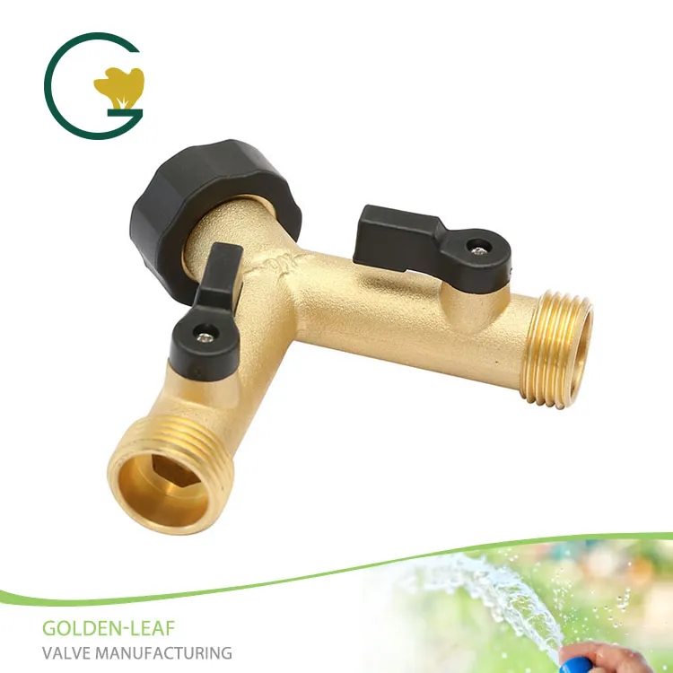 Brass Long Neck Y shut off Valve