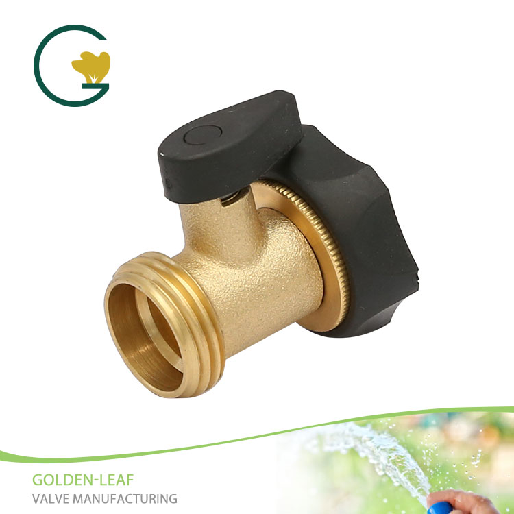 Brass Shut-Off Connector With Rubber
