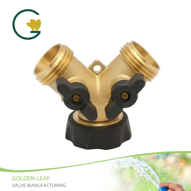 Brass Threaded Lalaki 2-Way na shut-off Valve