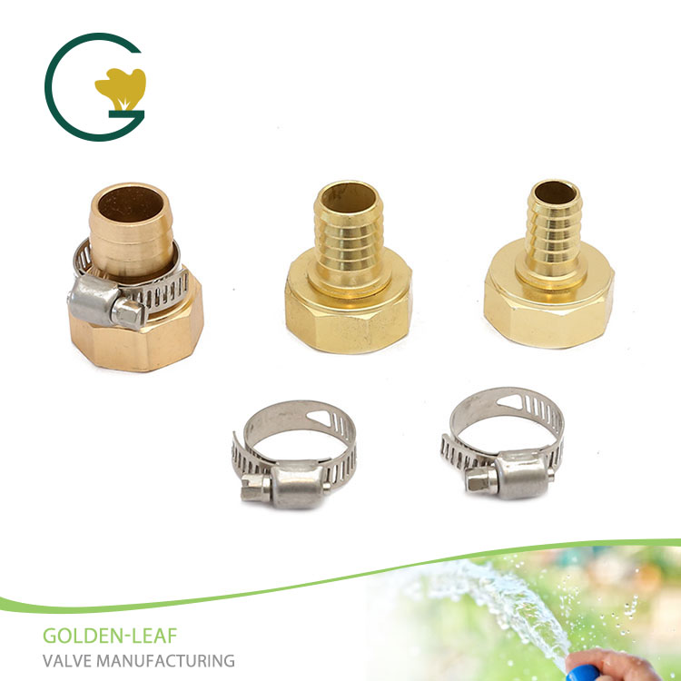 Female Aluminum Hose Coupling With Stainless Steel Clamp