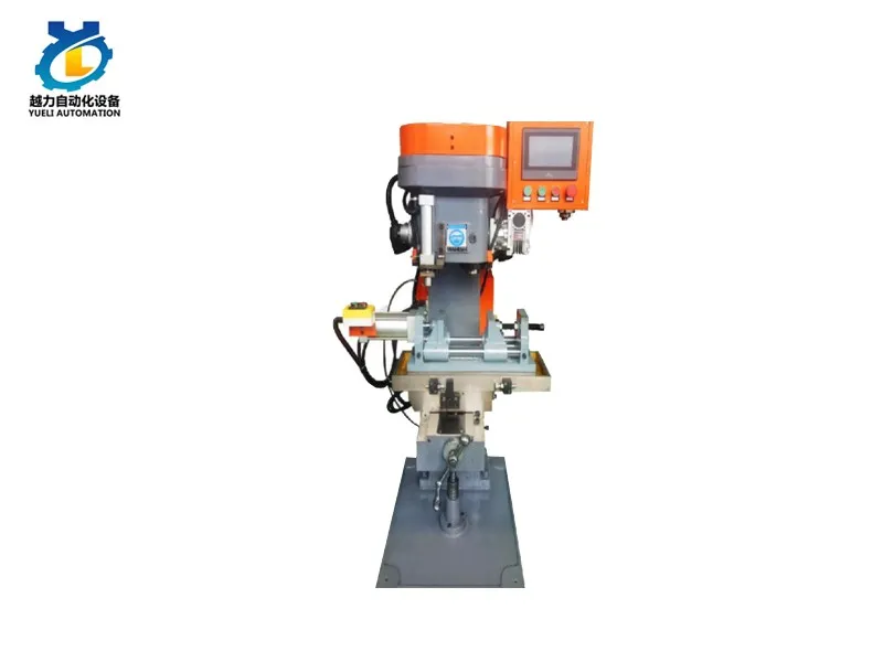 Tapping machine is simple in operation, low in working intensity, time-saving, labor-saving, long in service life, and durable